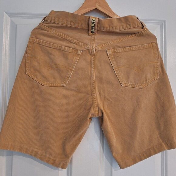Replay 901 Regular  shorts Cotton Jean Men’s 30 Brown - Picture 2 of 11